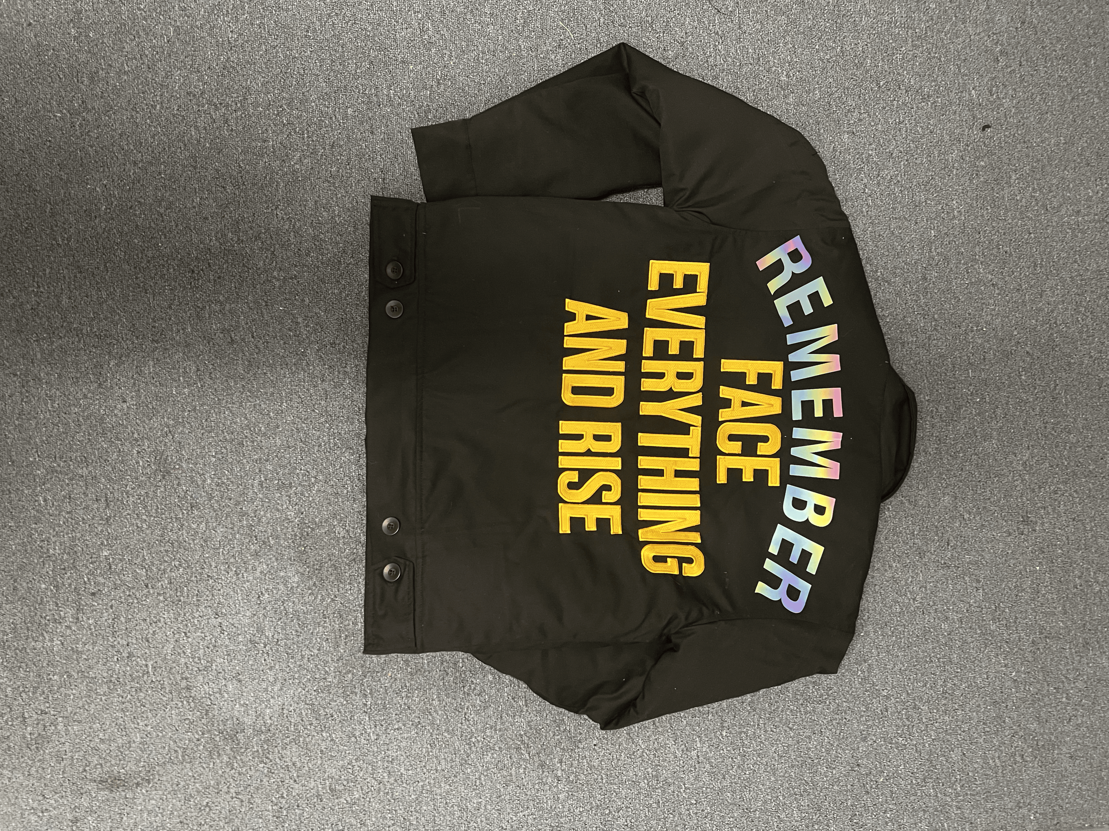 Black & Yellow Fear Jacket