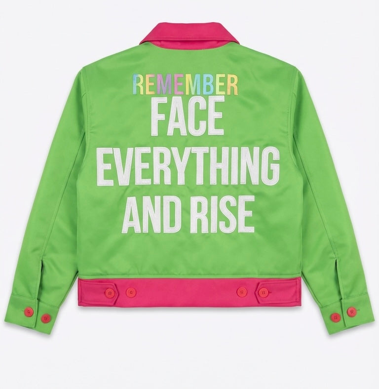 Pink and Green Fear Jacket
